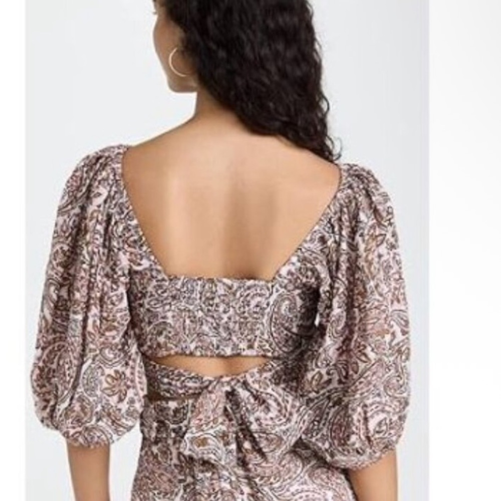 MINKPINK Women's Jedda Crop Blouse Size Small 52589